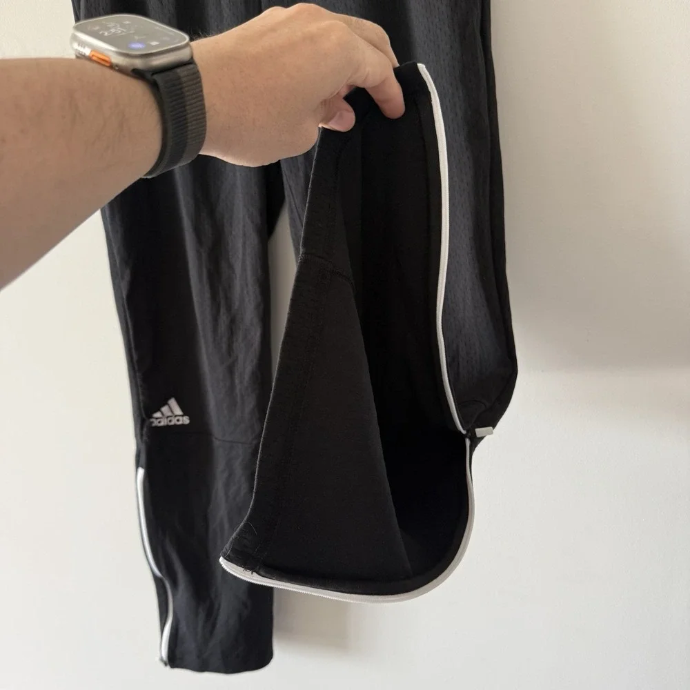 Adidas Athletics Squad Pant Men's Sz Large Sport Climalite Black Gym Training